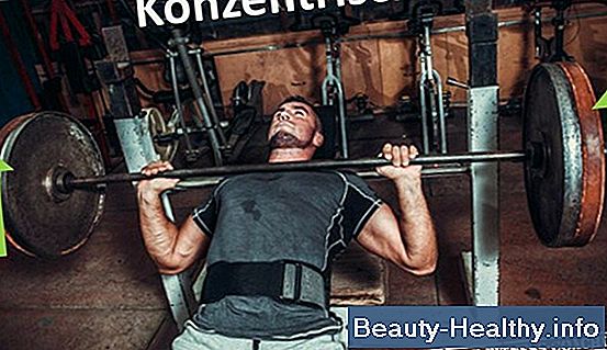 Exzentrische und konzentrische Bewegungen in einer Schulterpresse