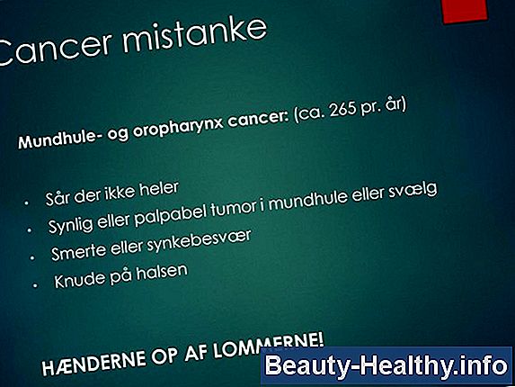 Tegn på HPV i halsen